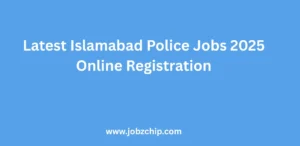 Latest Islamabad Police Jobs 2025 Online Registration