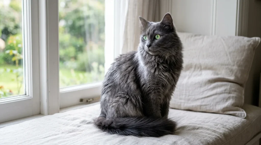 Nebelung Cat Colors: The Shimmering Blue Coat