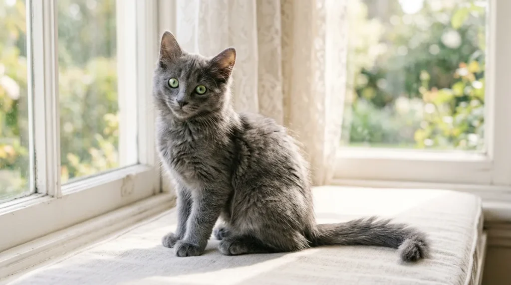 Nebelung Kitten: Coat, Care, and Buying Guide