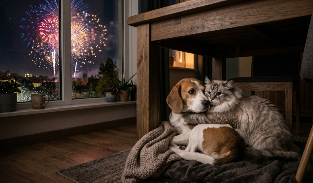 Fourth of July Fireworks: Keeping Your Dog or Cat Safe This Holiday