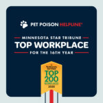 Pet Poison Helpline Named a Minnesota Star Tribune Top Workplace for the 16th Time