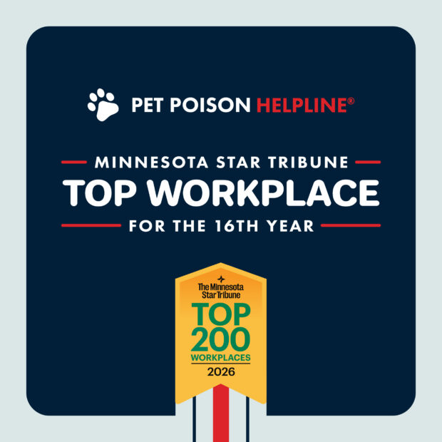 Pet Poison Helpline Named a Minnesota Star Tribune Top Workplace for the 16th Time