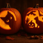 17 Best Cat Jack-O-Lantern Ideas (With Free Stencils)