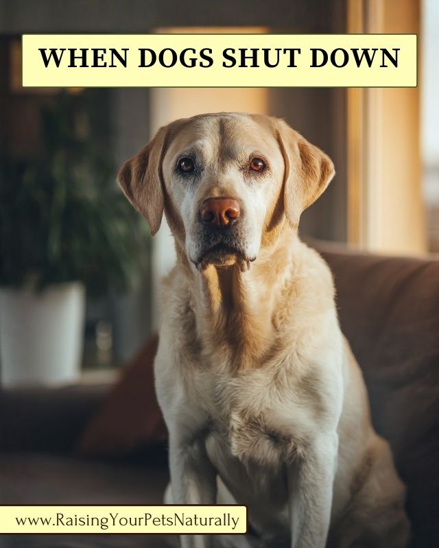 Dog Shut Down? Ways to help and get the connection back