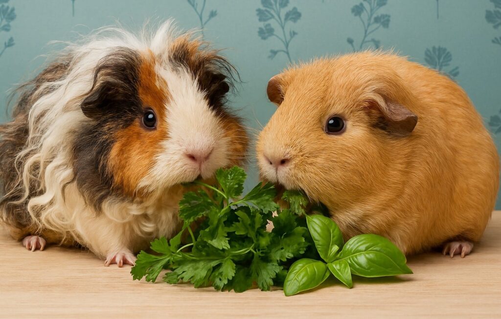 Best Herbs for Guinea Pigs (Safe List, Nutrition & Feeding)